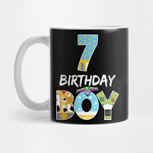 Toy Funny 7th Birthday Story B-day Gift For Boys Kids Mug